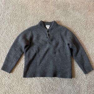 L.L. Bean Men's Charcoal Crewneck Sweater